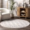 Nuloom Ansley Moroccan Lattice Tassel Area Rug 4ft KKLR12B-R404 - alternate 1
